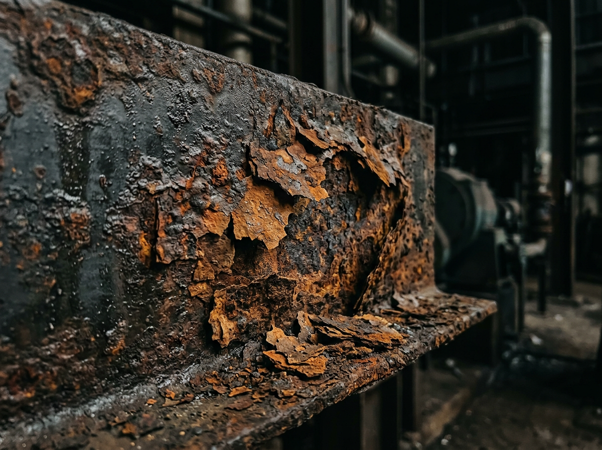 Neglected Corrosion on industrial steel